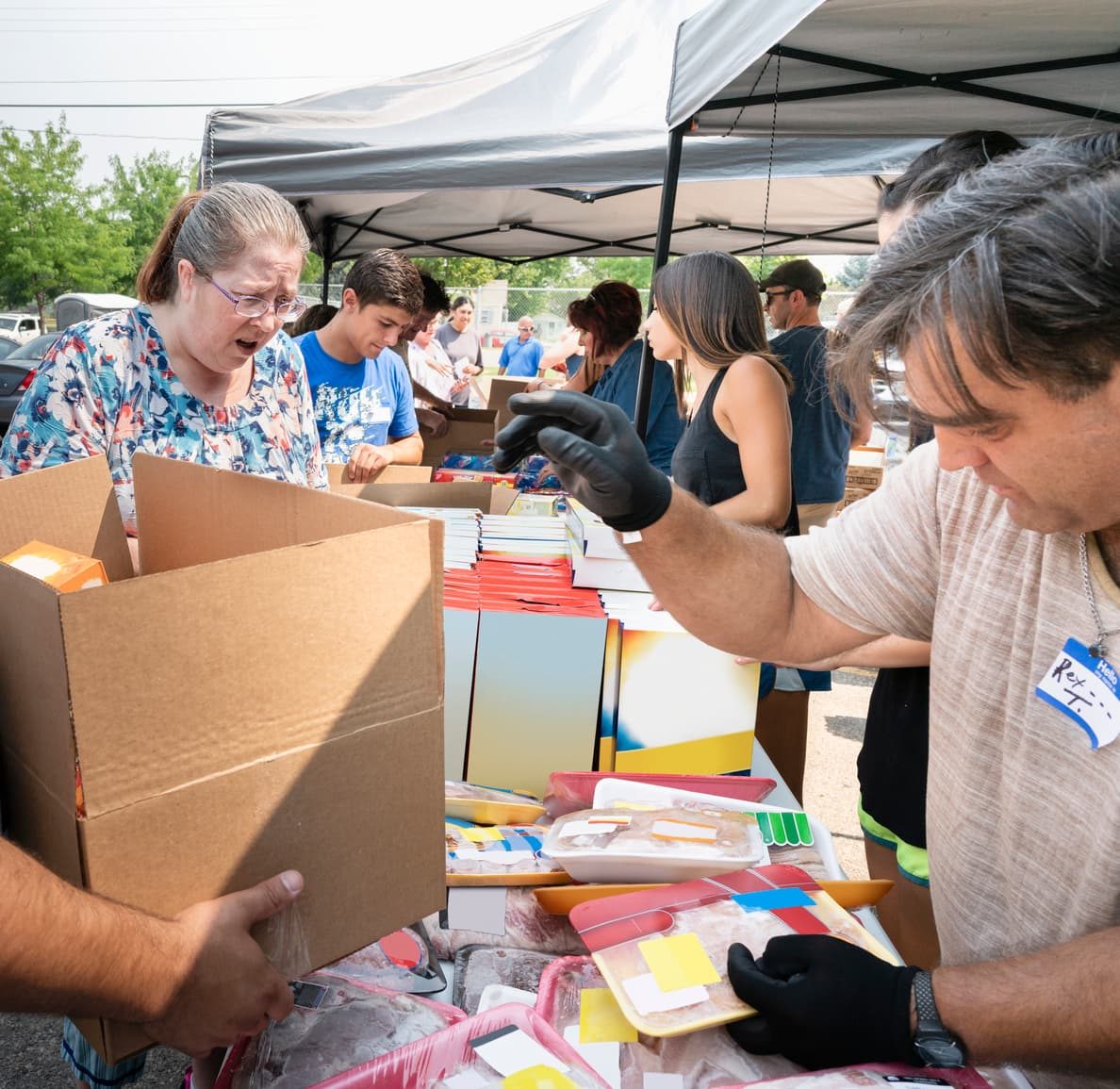 volunteers