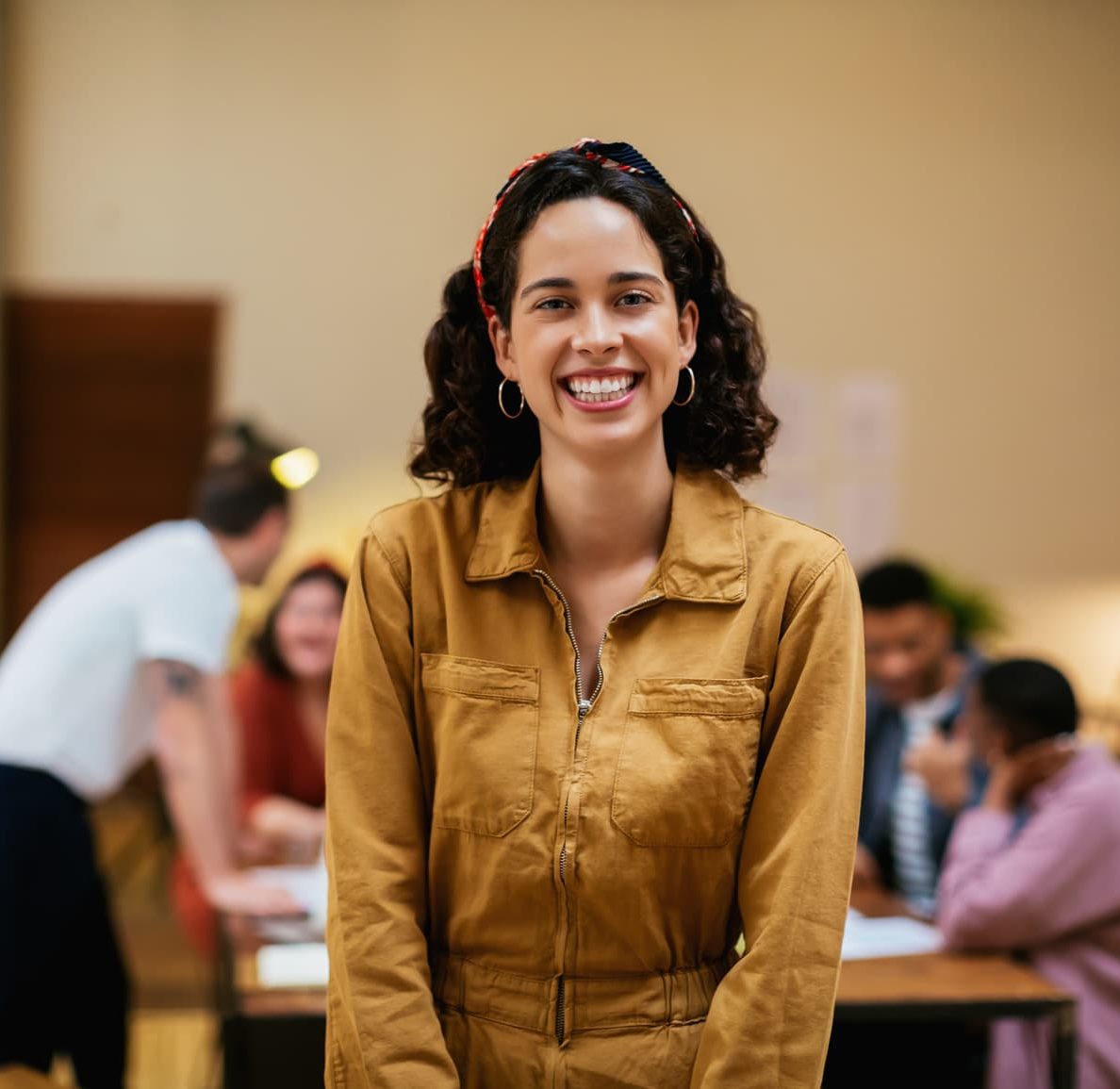 Woman Smiling