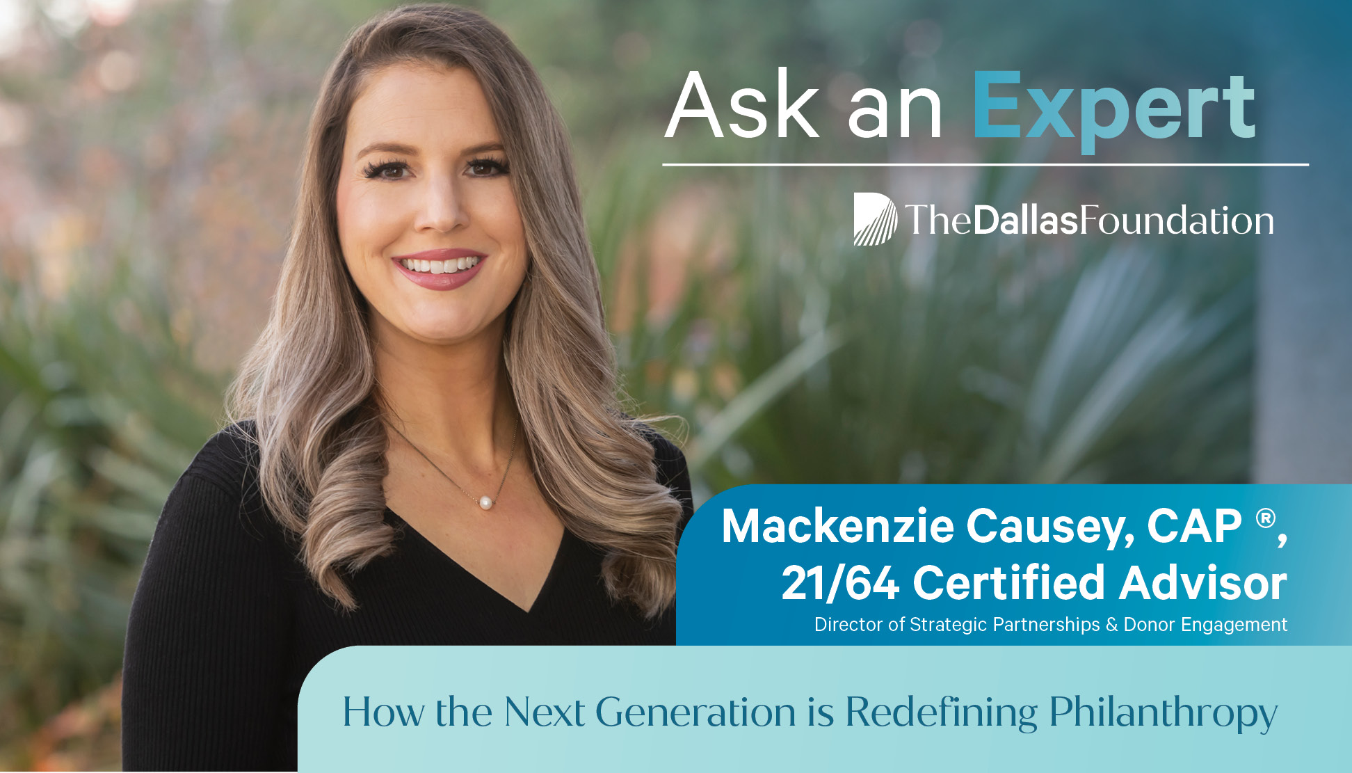 Next generation philanthropy